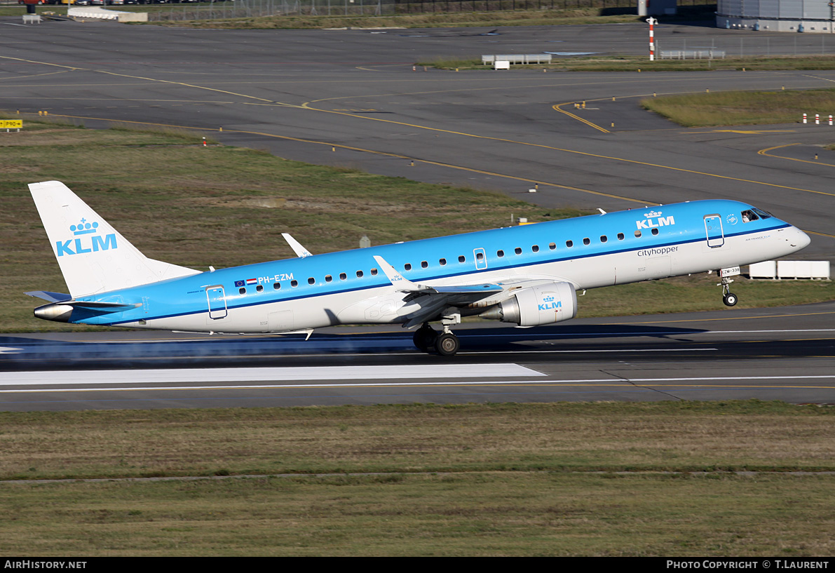 Aircraft Photo of PH-EZM | Embraer 190STD (ERJ-190-100STD) | KLM Cityhopper | AirHistory.net #216572