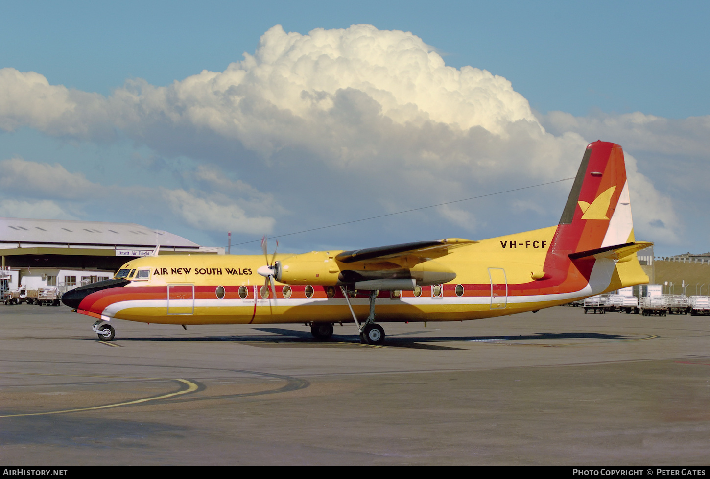 Aircraft Photo of VH-FCF | Fokker F27-500F Friendship | Air New South Wales | AirHistory.net #216608