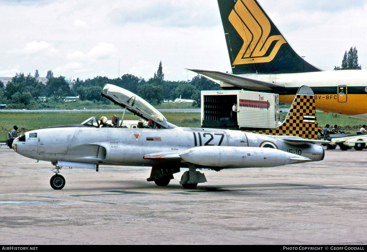 Aircraft Photo of B.F11-15/10 / 15-10 | Lockheed T-33A | Thailand - Air Force | AirHistory.net #216610