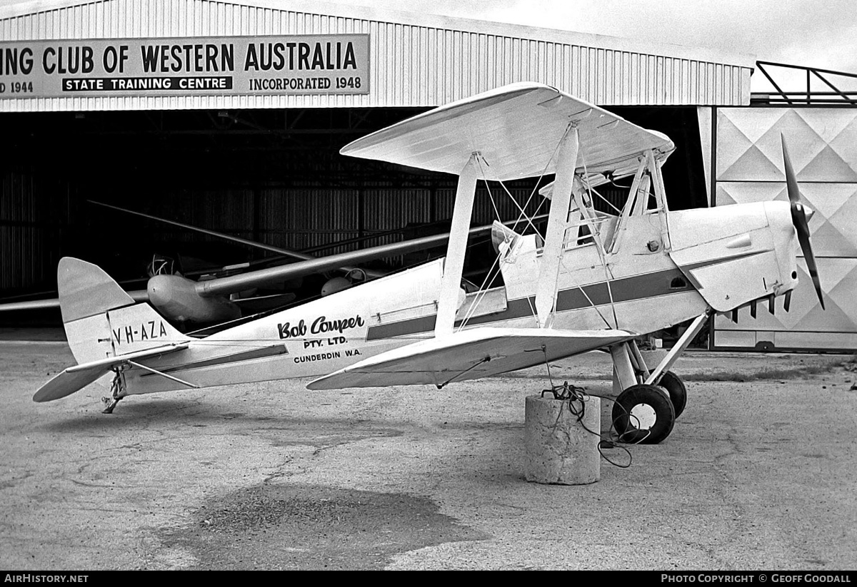 Aircraft Photo of VH-AZA | De Havilland D.H. 82A Tiger Moth | Bob Couper | AirHistory.net #216617