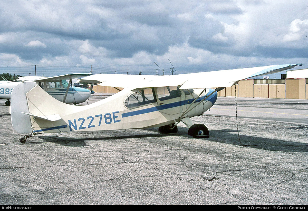 Aircraft Photo of N2278E | Aeronca 7DC Champion | AirHistory.net #216620