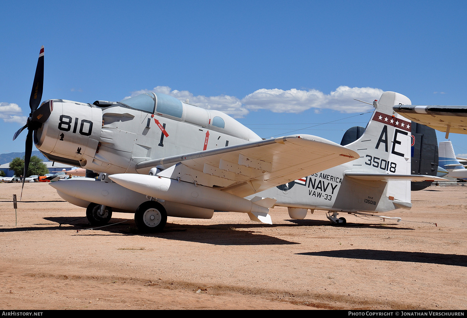 Aircraft Photo of 135018 | Douglas EA-1F Skyraider (AD-5Q) | USA - Navy | AirHistory.net #216642