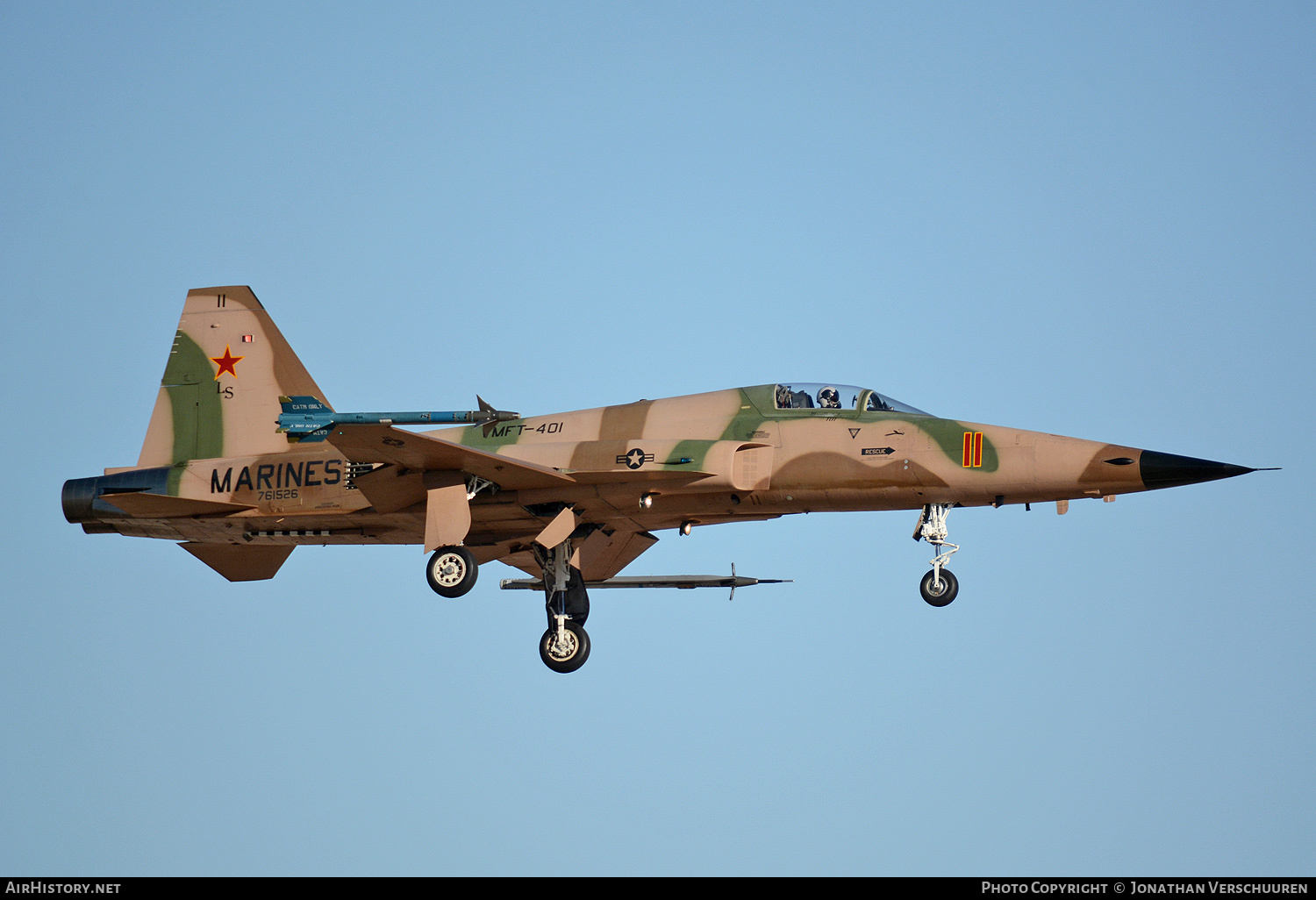 Aircraft Photo of 761526 | Northrop F-5N Tiger II | USA - Marines | AirHistory.net #216665