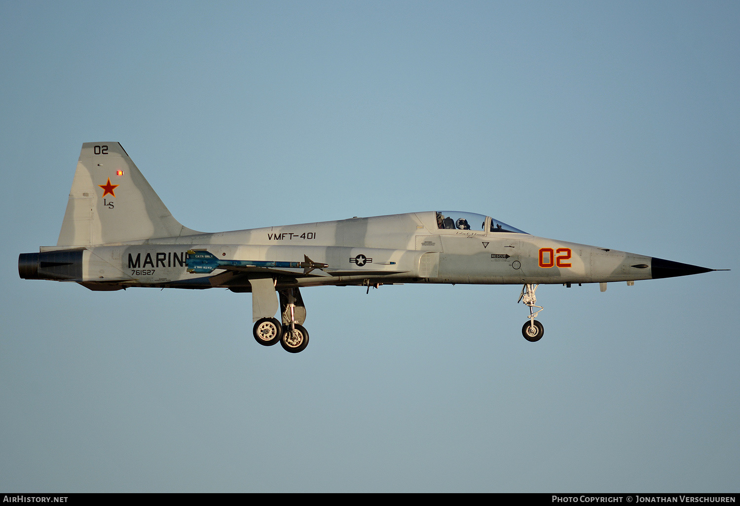 Aircraft Photo of 761527 | Northrop F-5N Tiger II | USA - Marines | AirHistory.net #216673