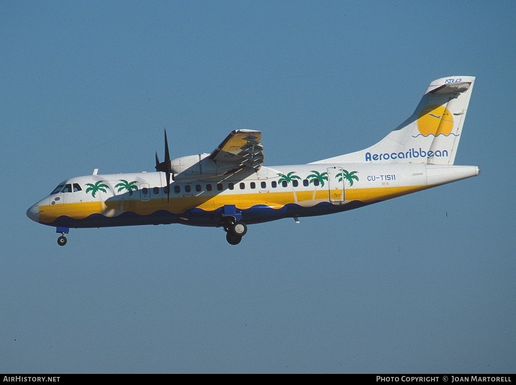 Aircraft Photo of CU-T1511 | ATR ATR-42-300 | Aerocaribbean | AirHistory.net #216677