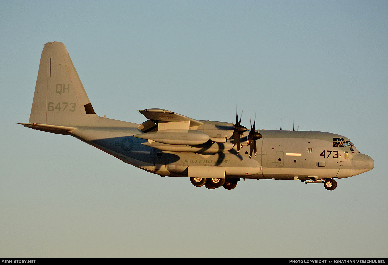 Aircraft Photo of 166473 / 6473 | Lockheed Martin KC-130J Hercules | USA - Marines | AirHistory.net #216680