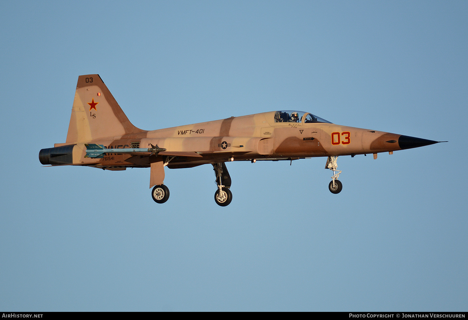 Aircraft Photo of 761541 | Northrop F-5N Tiger II | USA - Marines | AirHistory.net #216690