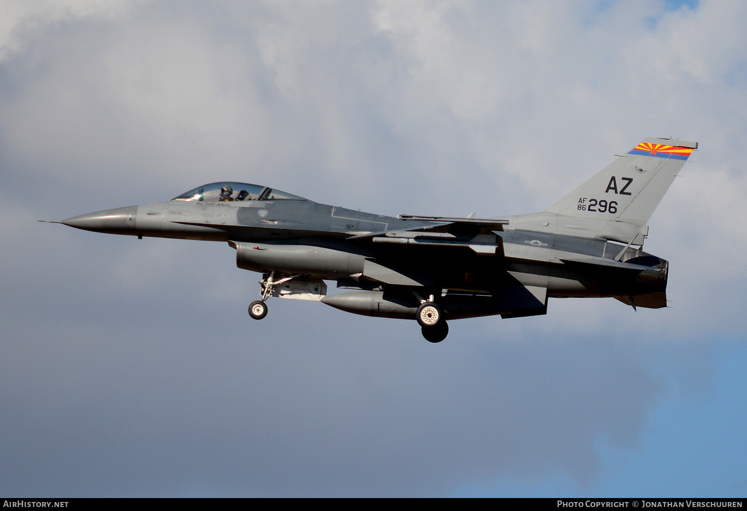 Aircraft Photo of 86-0296 / AF86-296 | General Dynamics F-16C Fighting Falcon | USA - Air Force | AirHistory.net #216700