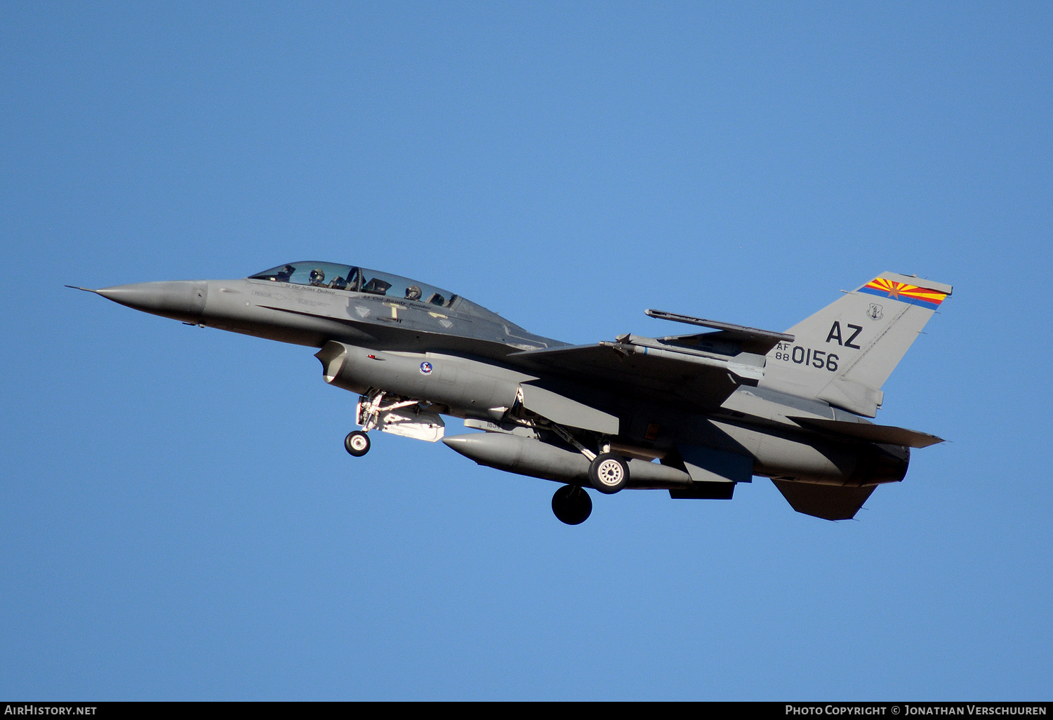 Aircraft Photo of 88-0156 / AF88-0156 | General Dynamics F-16DM Fighting Falcon | USA - Air Force | AirHistory.net #216711