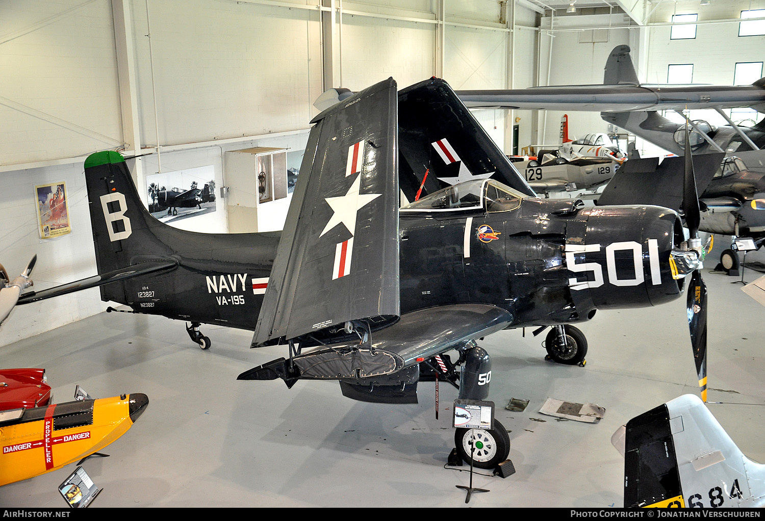 Aircraft Photo of N23827 / 123827 | Douglas AD-4N Skyraider | USA - Navy | AirHistory.net #216714