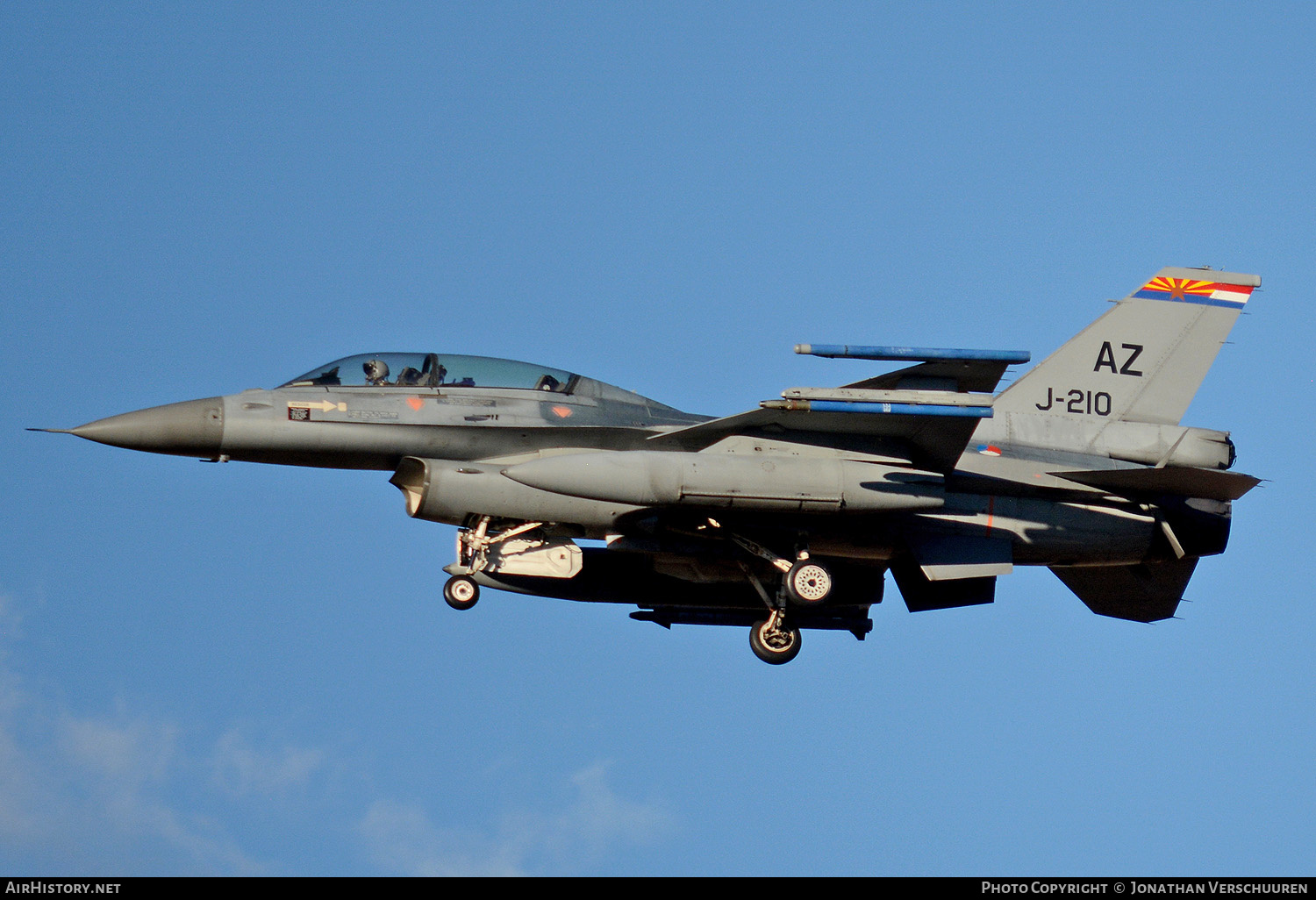 Aircraft Photo of J-210 | General Dynamics F-16BM Fighting Falcon | Netherlands - Air Force | AirHistory.net #216719