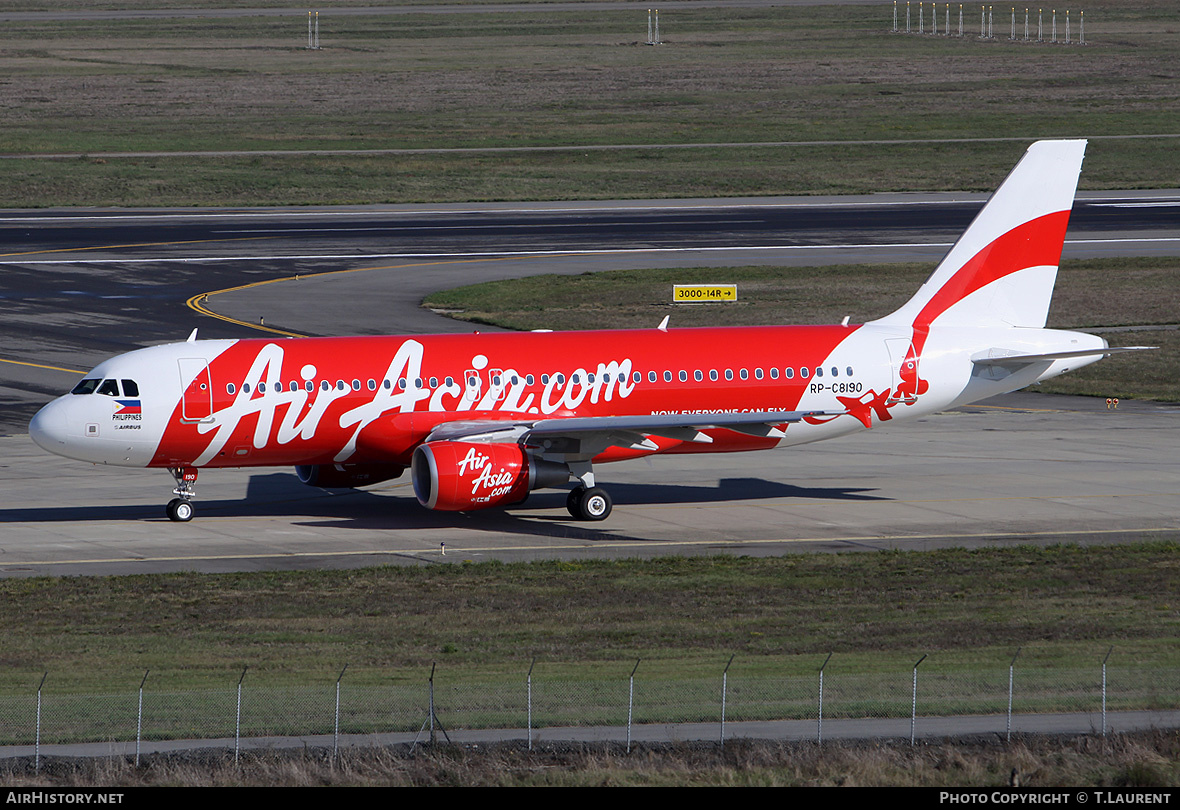 Aircraft Photo of RP-C8190 | Airbus A320-216 | AirAsia | AirHistory.net #216723