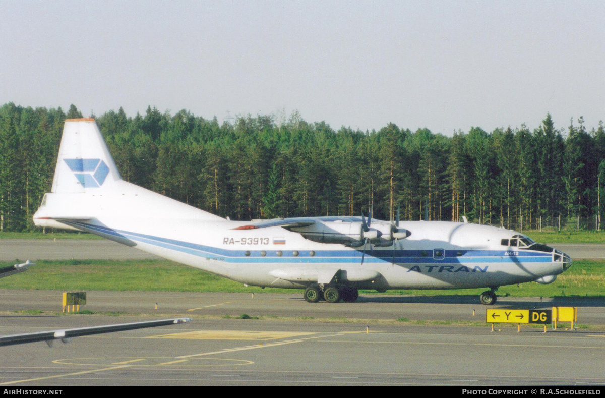 Aircraft Photo of RA-93913 | Antonov An-12BP | Atran Cargo Airlines | AirHistory.net #216734