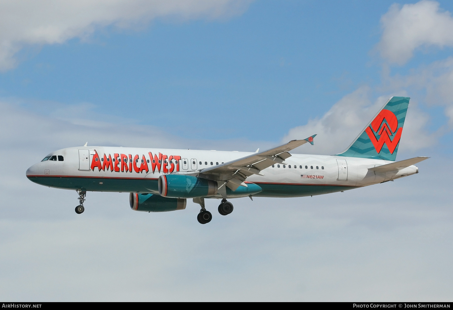 Aircraft Photo of N621AW | Airbus A320-231 | America West Airlines | AirHistory.net #216761