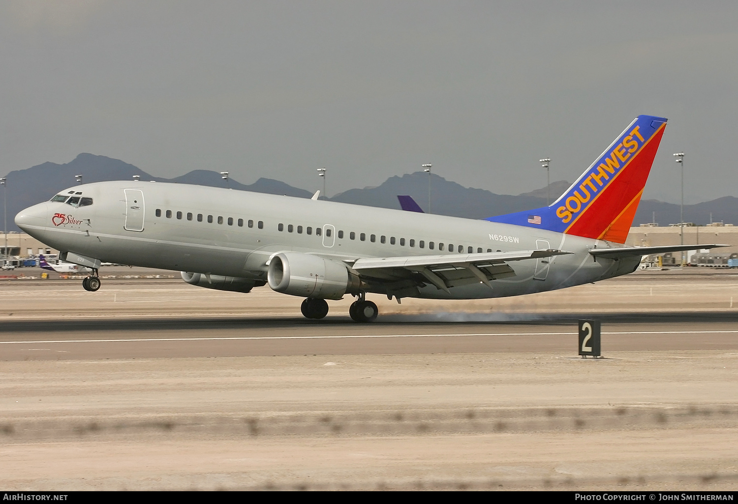 Aircraft Photo of N629SW | Boeing 737-3H4 | Southwest Airlines | AirHistory.net #216800