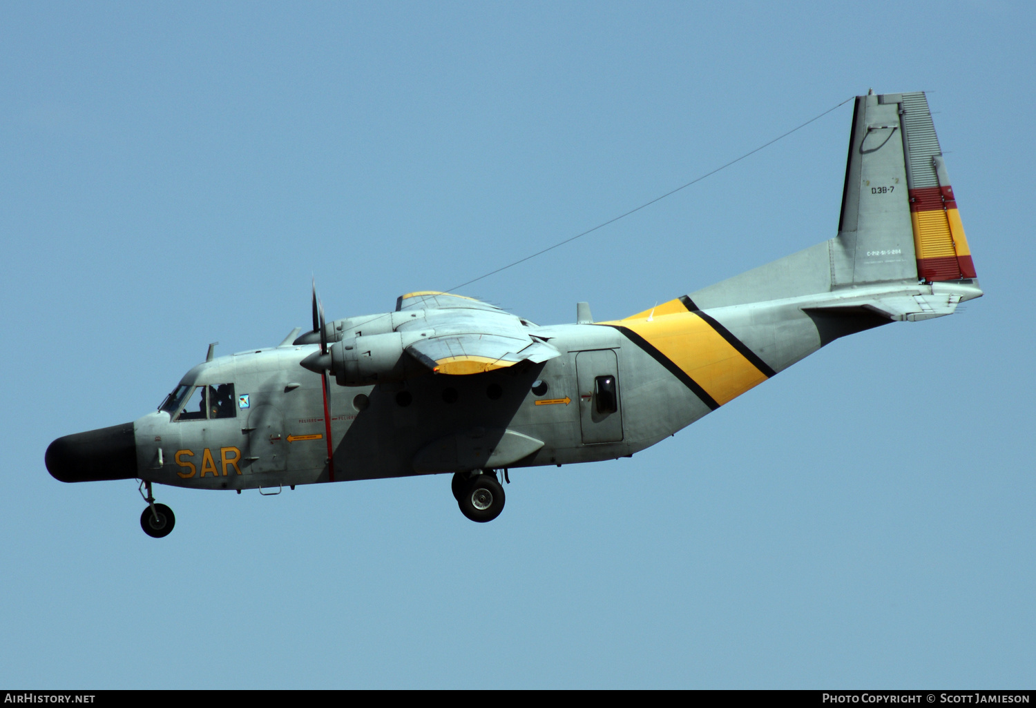 Aircraft Photo of D.3B-7 | CASA C-212-200 Aviocar | Spain - Air Force | AirHistory.net #216817
