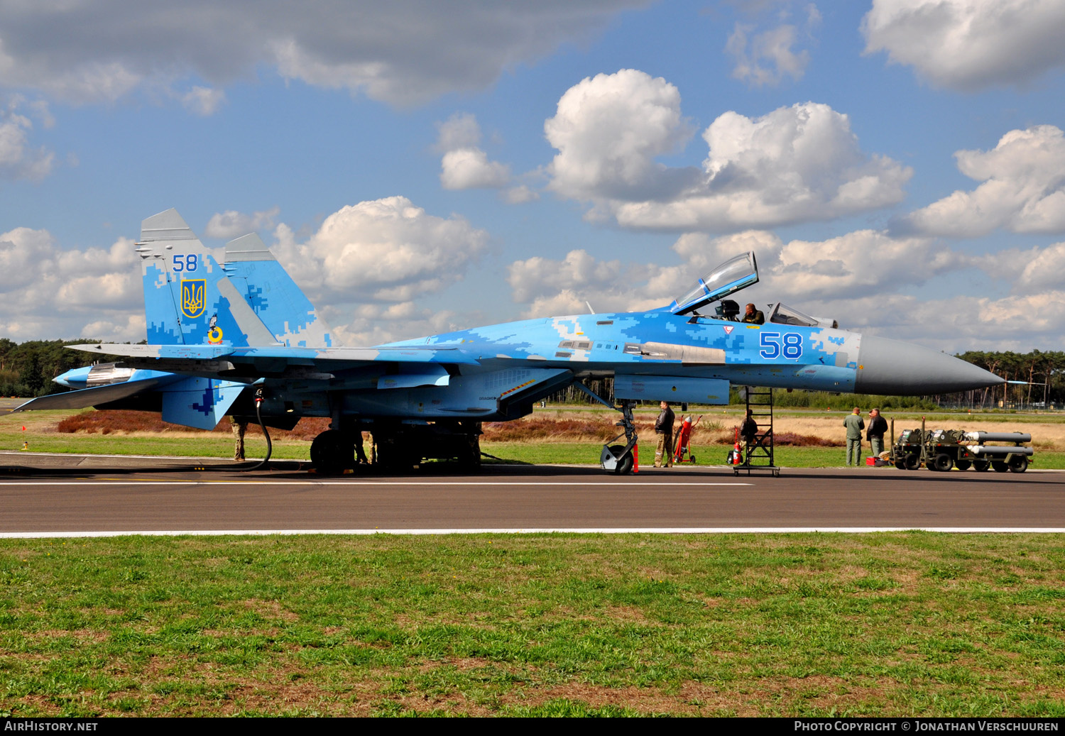 Aircraft Photo of 58 blue | Sukhoi Su-27P1M | Ukraine - Air Force | AirHistory.net #216834