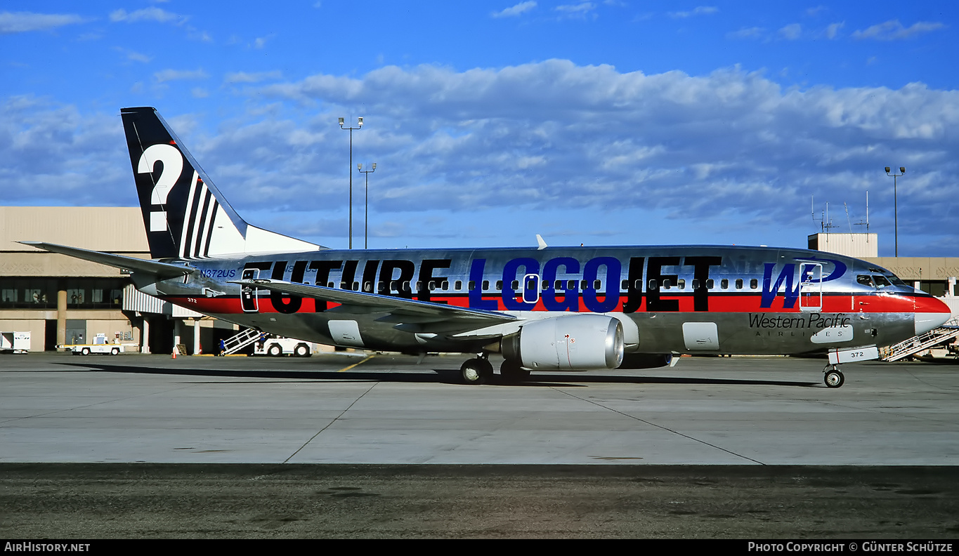 Aircraft Photo of N372US | Boeing 737-3B7 | Western Pacific Airlines | AirHistory.net #216839