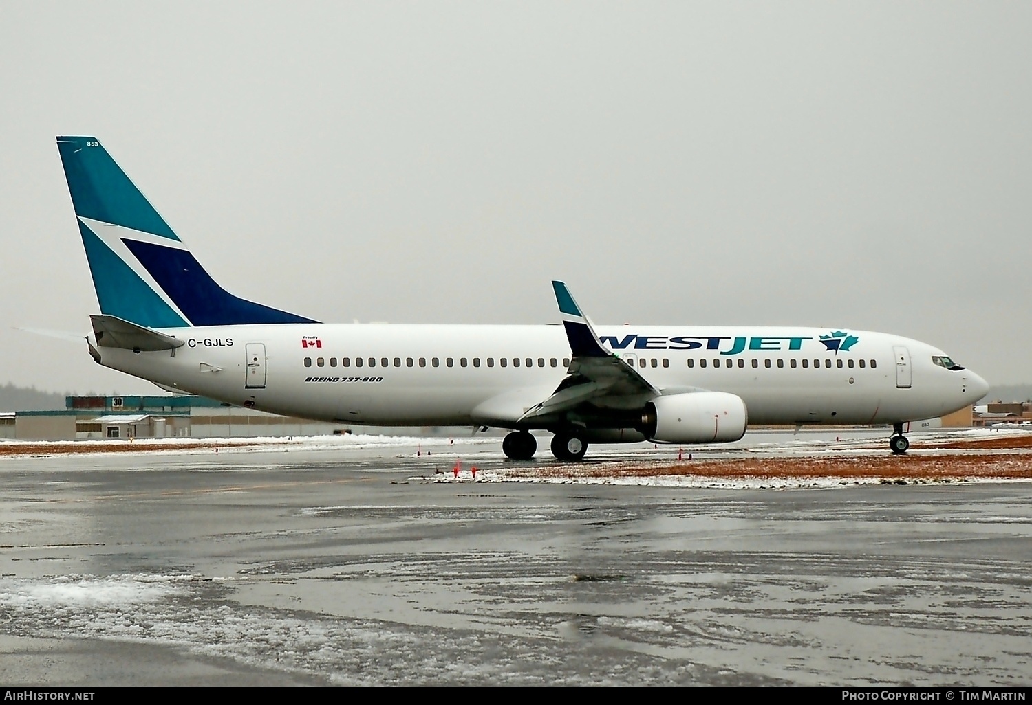 Aircraft Photo of C-GJLS | Boeing 737-8CT | WestJet | AirHistory.net #216843