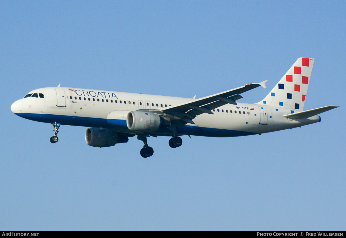 Aircraft Photo of 9A-CTF | Airbus A320-212 | Croatia Airlines | AirHistory.net #216846