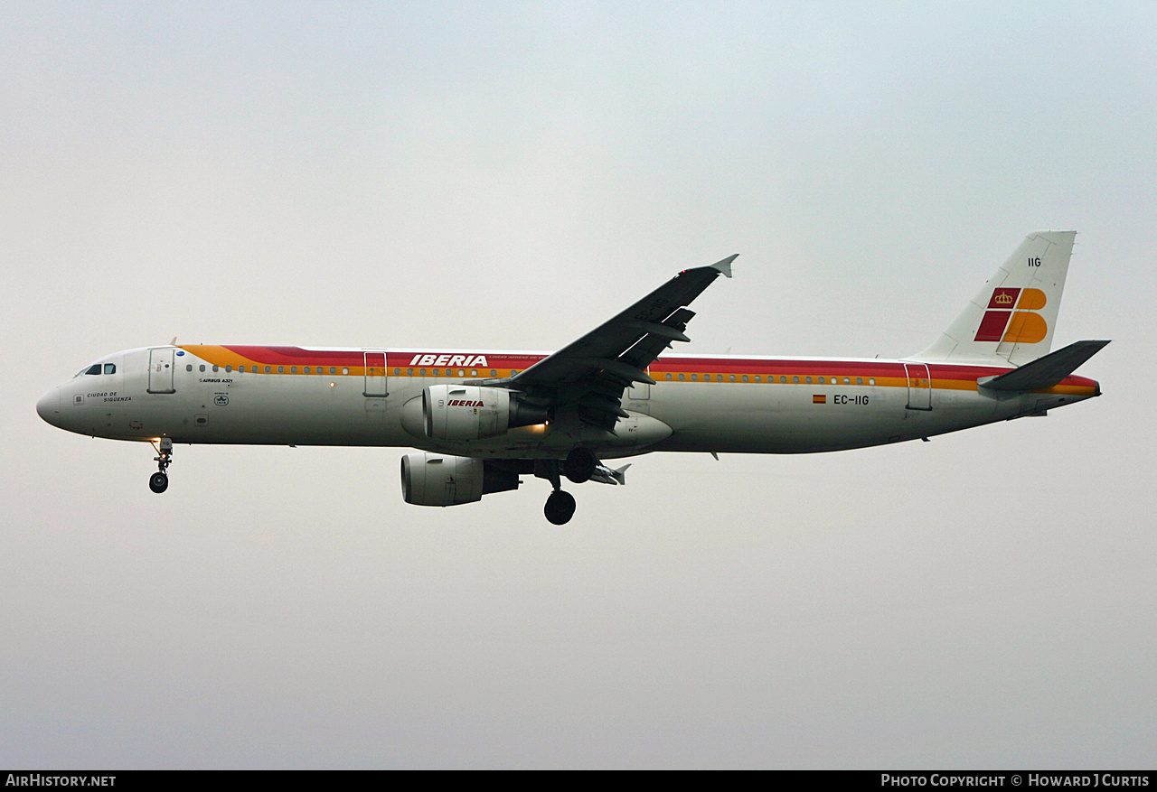 Aircraft Photo of EC-IIG | Airbus A321-211 | Iberia | AirHistory.net #216859