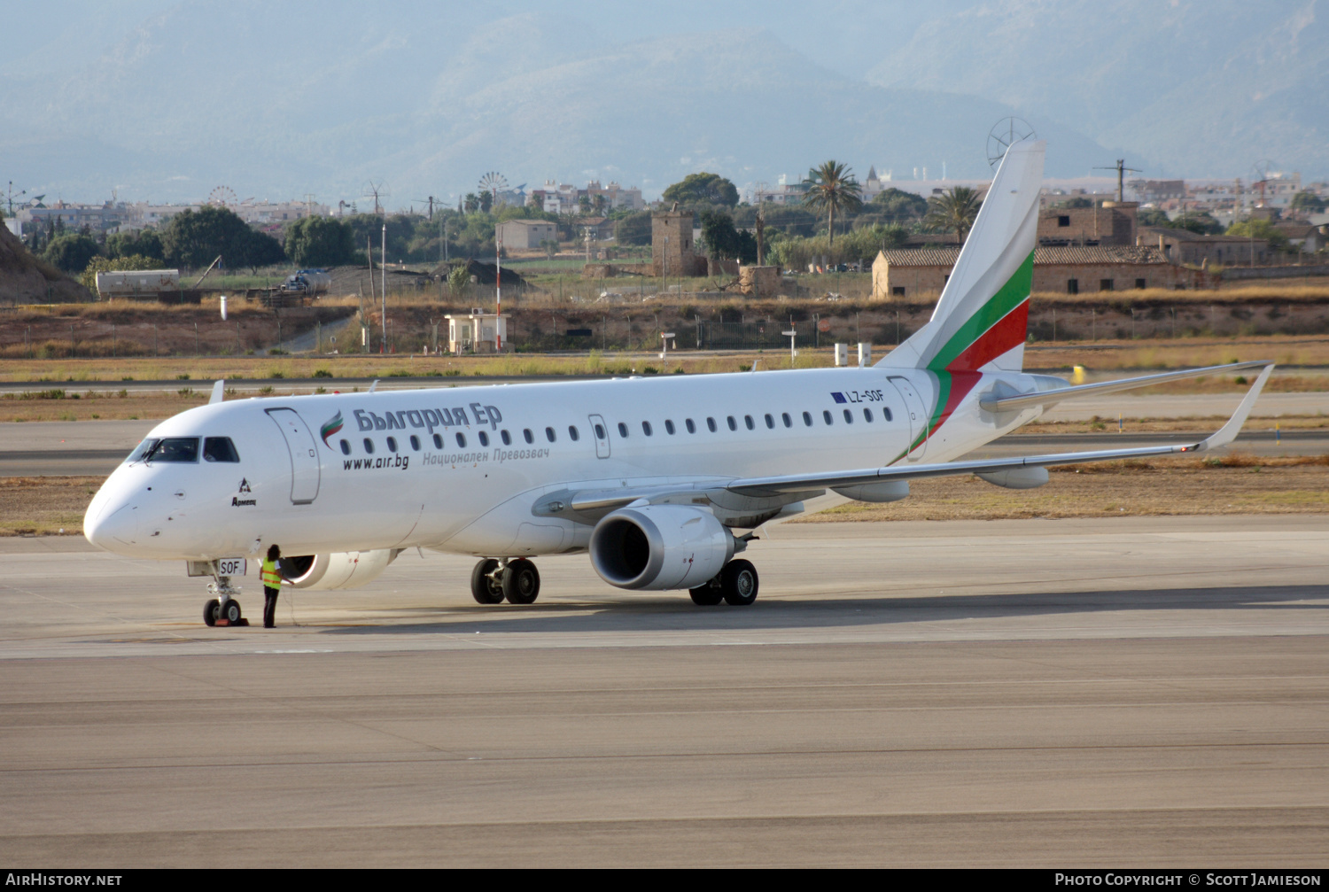 Aircraft Photo of LZ-SOF | Embraer 190STD (ERJ-190-100STD) | Bulgaria Air | AirHistory.net #216863