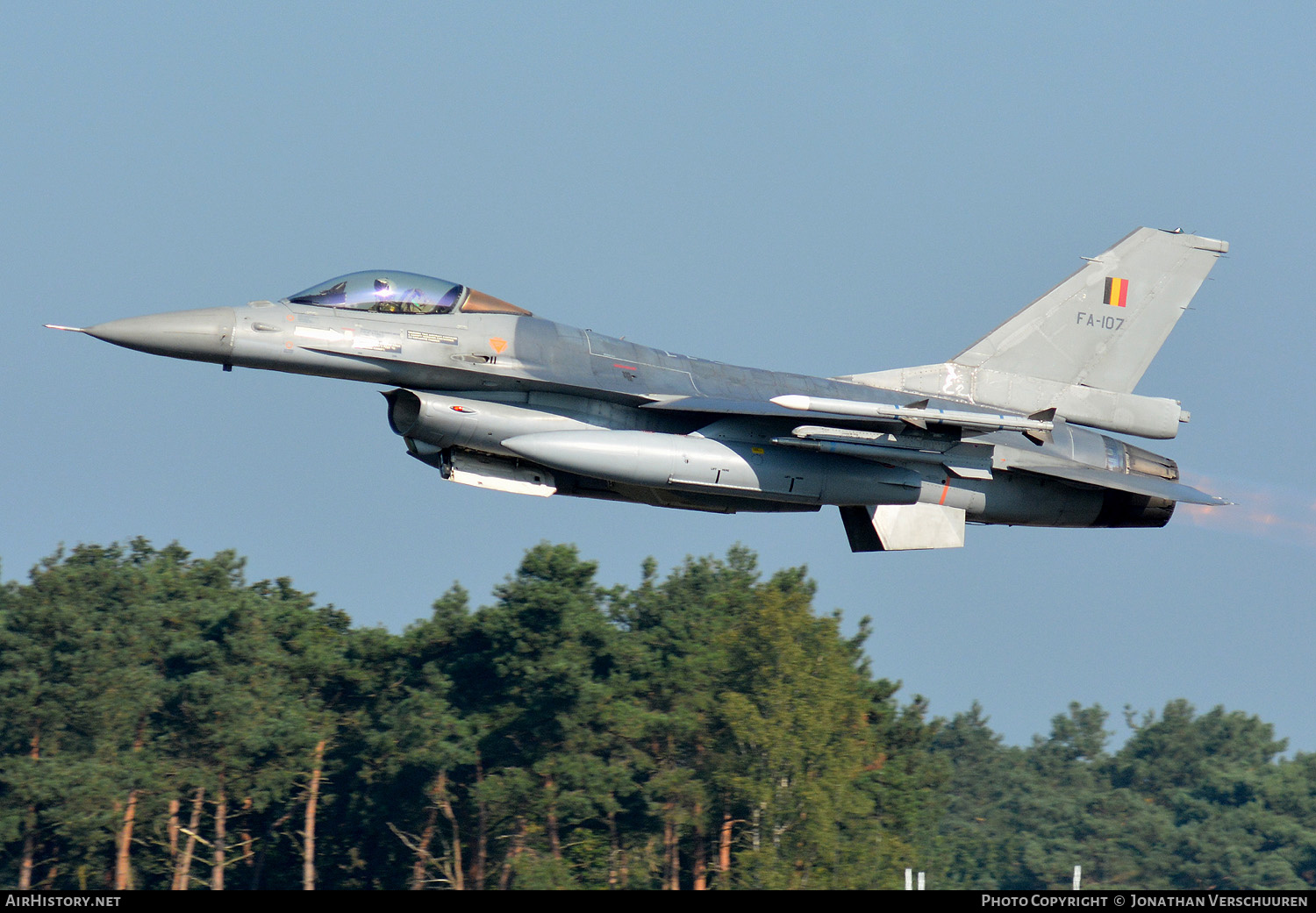 Aircraft Photo of FA107 | General Dynamics F-16AM Fighting Falcon | Belgium - Air Force | AirHistory.net #216882