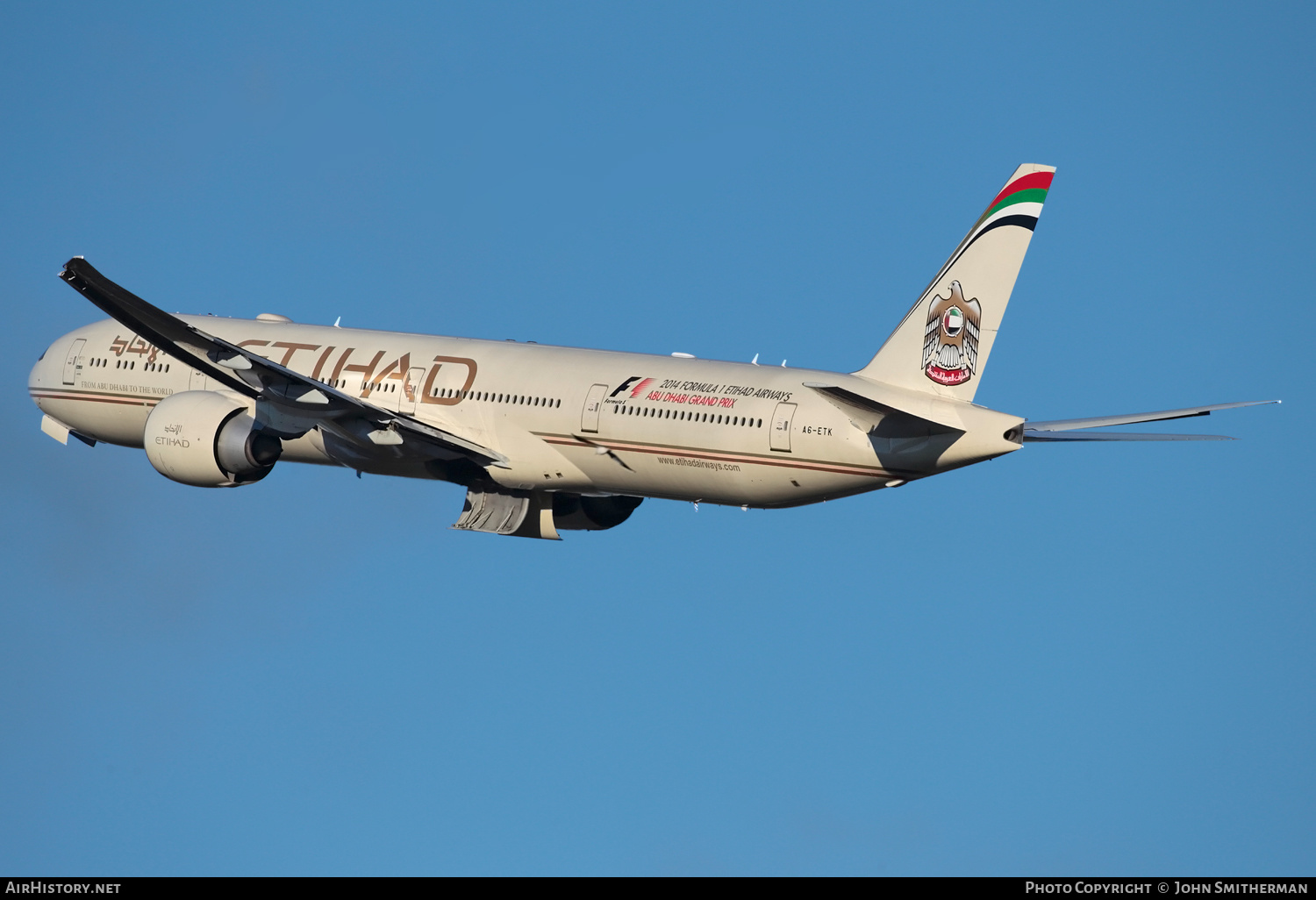 Aircraft Photo of A6-ETK | Boeing 777-3FX/ER | Etihad Airways | AirHistory.net #216894
