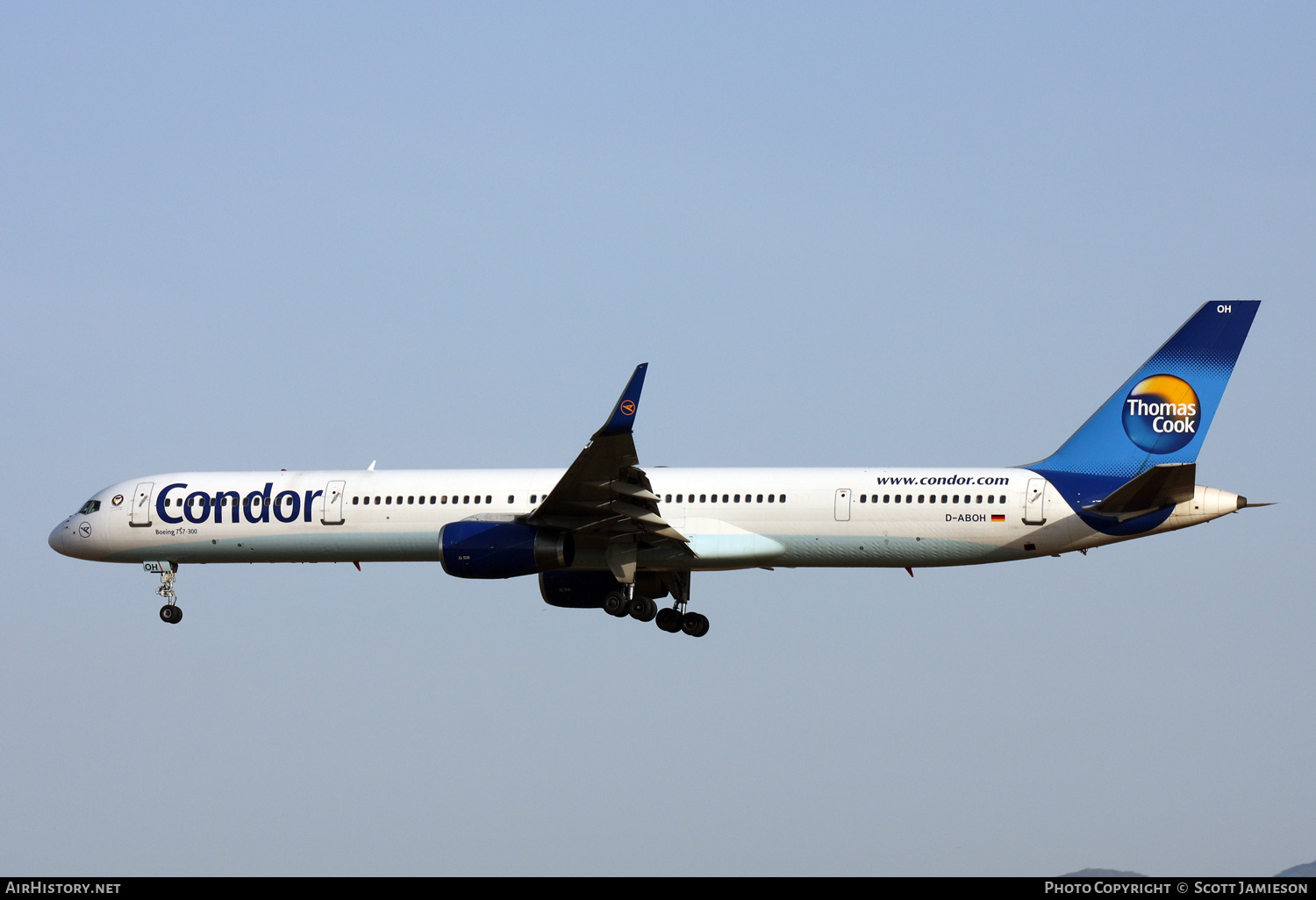 Aircraft Photo of D-ABOH | Boeing 757-330 | Condor Flugdienst | AirHistory.net #216906