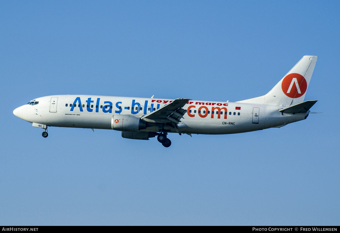 Aircraft Photo of CN-RNC | Boeing 737-4B6 | Royal Air Maroc - RAM | AirHistory.net #216909