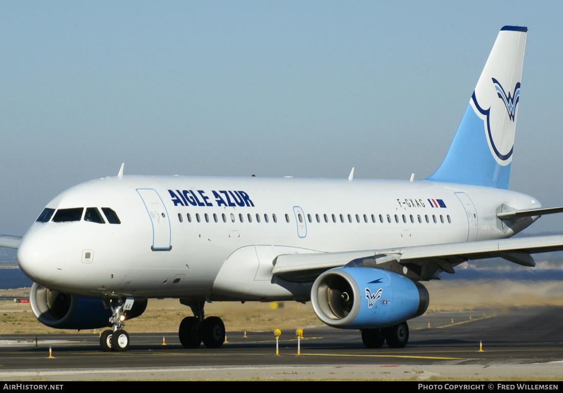 Aircraft Photo of F-GXAG | Airbus A319-132 | Aigle Azur | AirHistory.net #216950