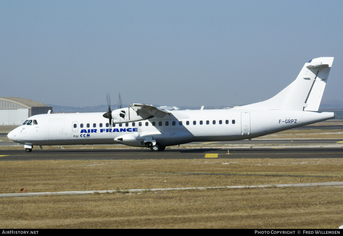 Aircraft Photo of F-GRPZ | ATR ATR-72-500 (ATR-72-212A) | Air France | AirHistory.net #216958