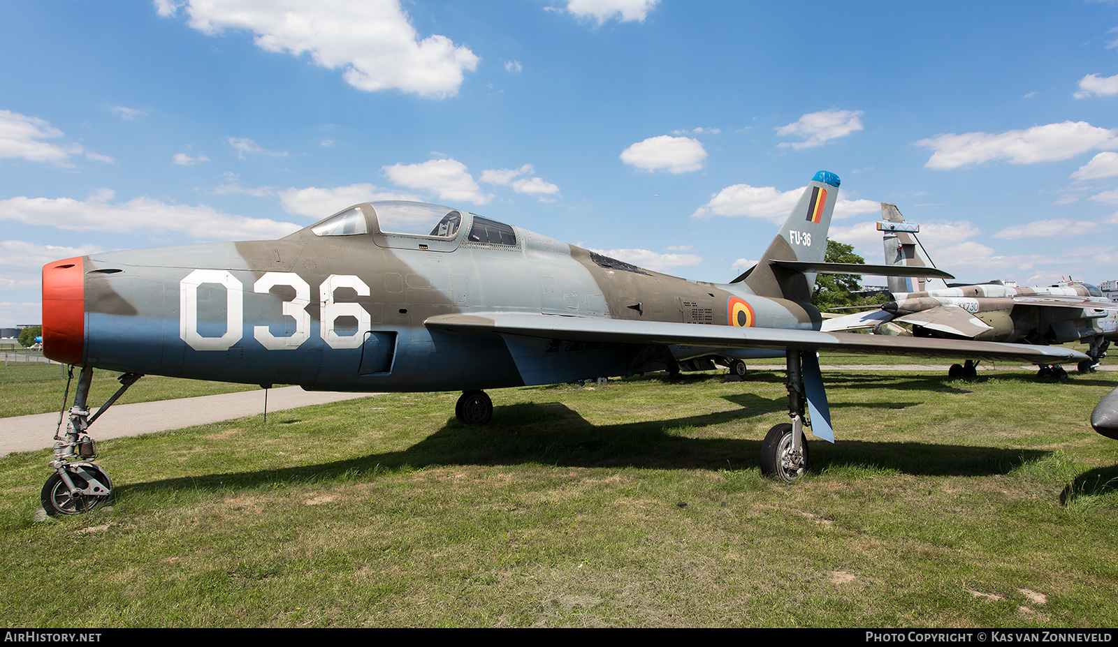 Aircraft Photo of FU-36 | Republic F-84F Thunderstreak | Belgium - Air Force | AirHistory.net #217012