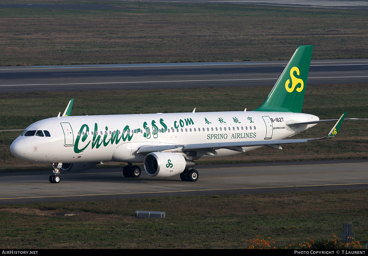 Aircraft Photo of B-1627 | Airbus A320-214 | Spring Airlines | AirHistory.net #217018