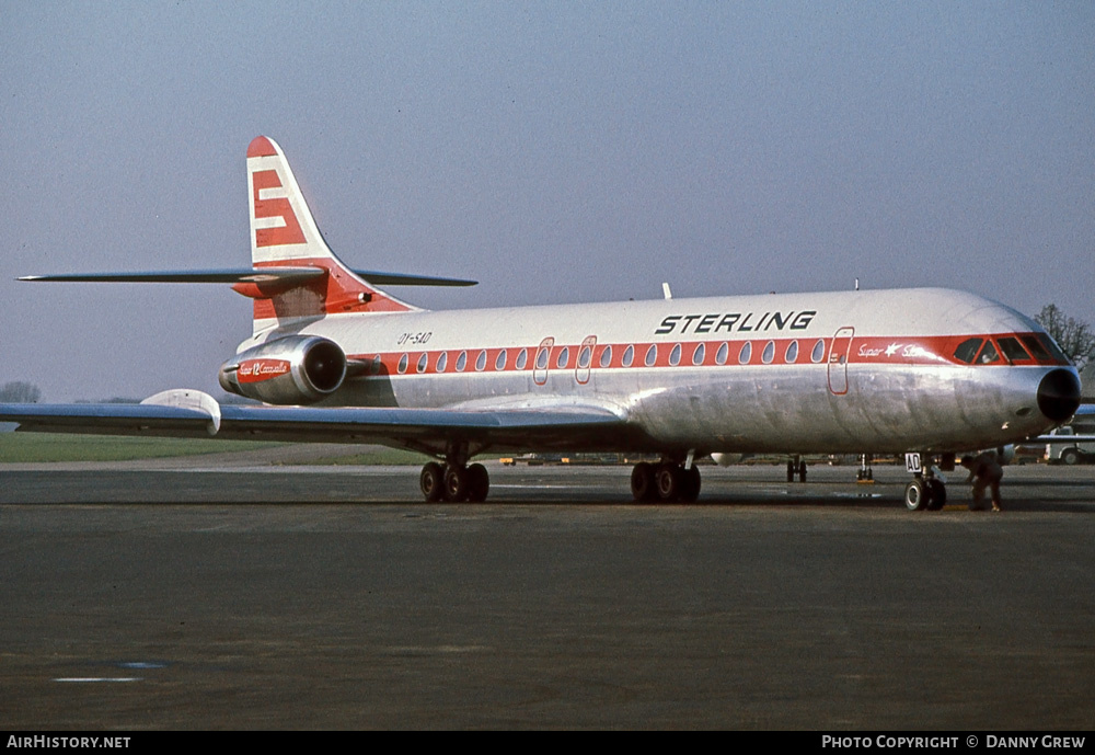 Aircraft Photo of OY-SAD | Aerospatiale SE-210 Caravelle 12 | Sterling Airways | AirHistory.net #217036