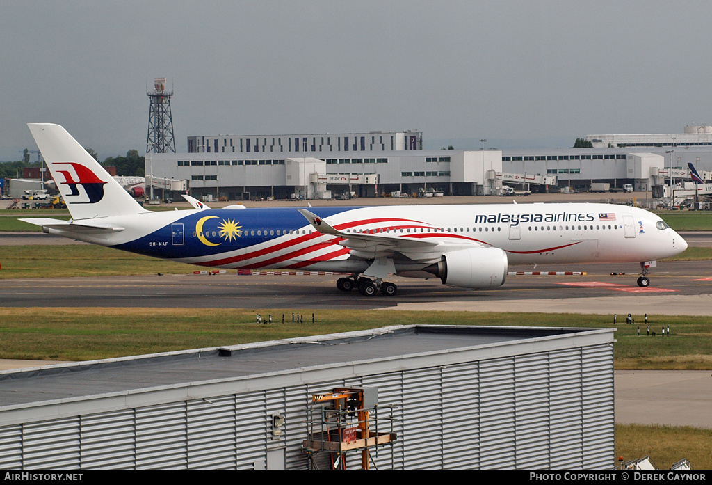 Aircraft Photo of 9M-MAF | Airbus A350-941 | Malaysia Airlines | AirHistory.net #217051