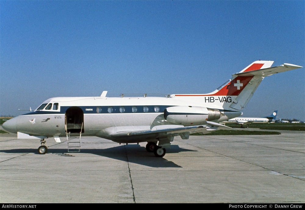 Aircraft Photo of HB-VAG | Hawker Siddeley HS-125-1 | Chartag | AirHistory.net #217054
