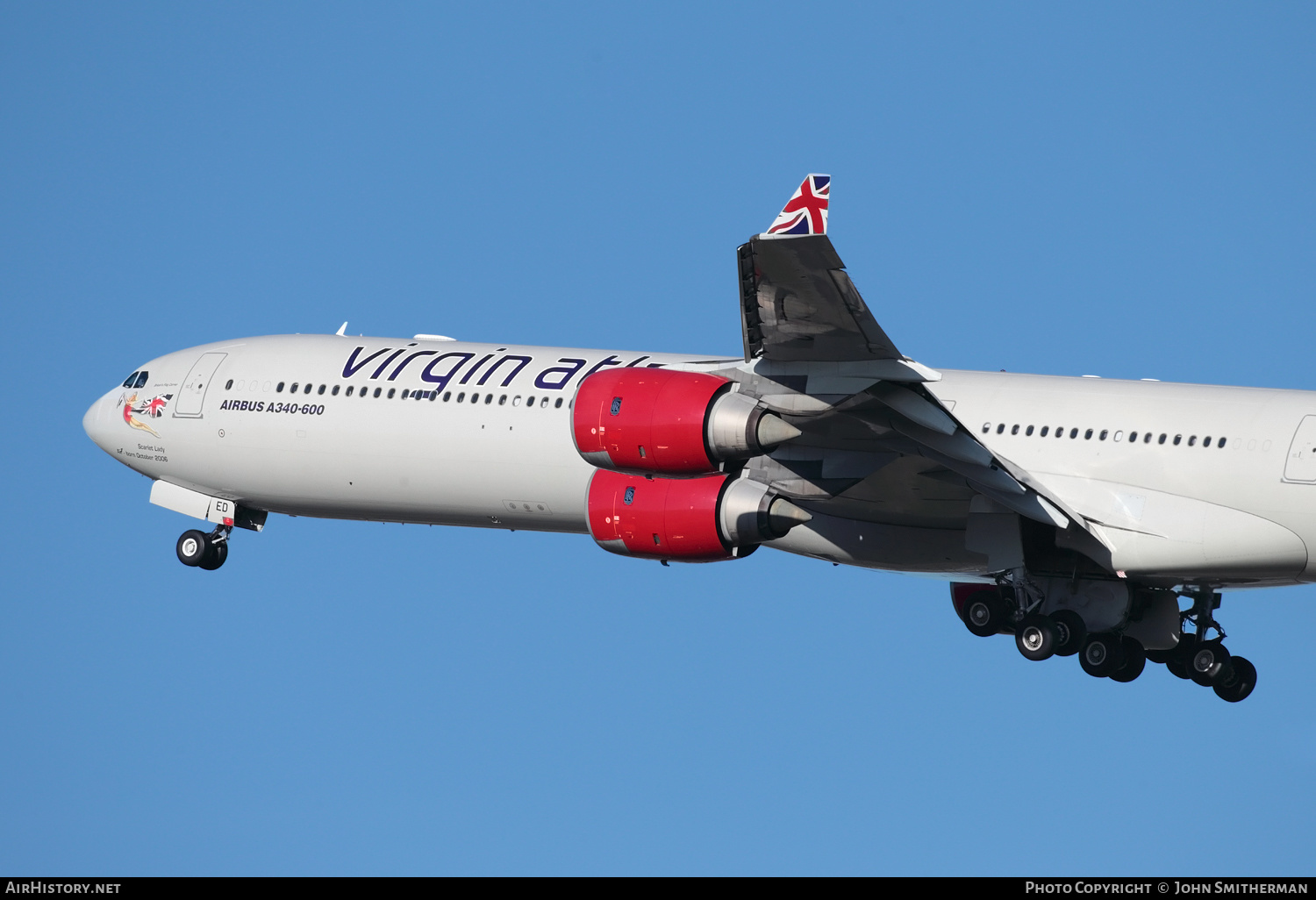 Aircraft Photo of G-VRED | Airbus A340-642 | Virgin Atlantic Airways | AirHistory.net #217068
