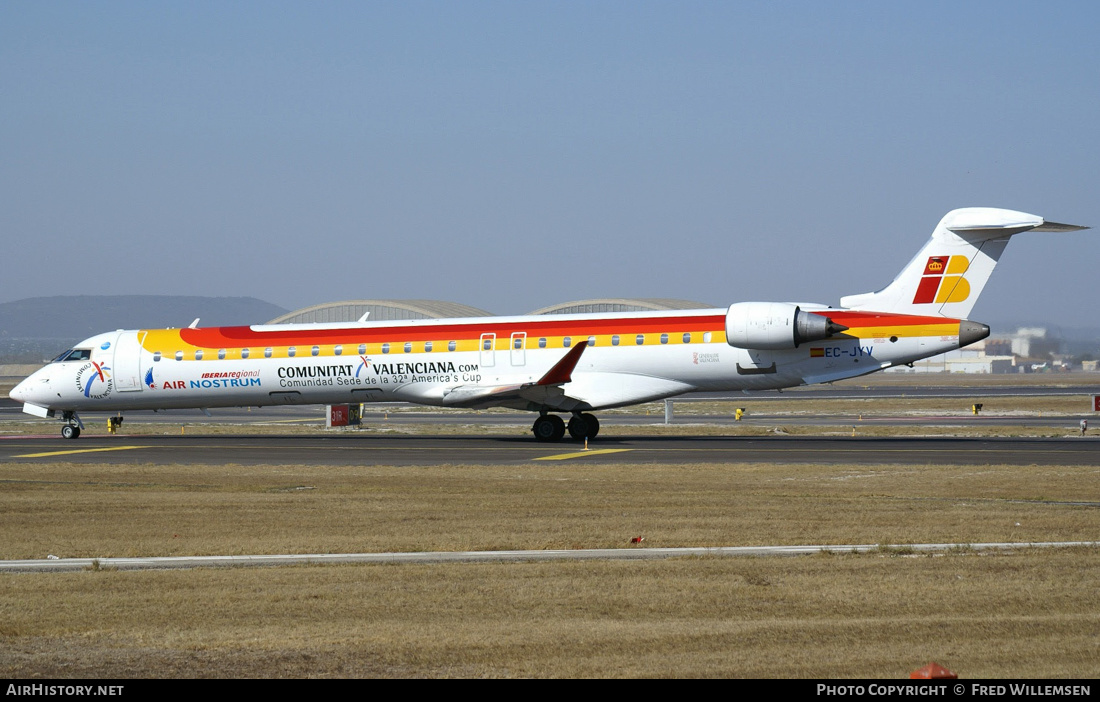 Aircraft Photo of EC-JYV | Bombardier CRJ-900 (CL-600-2D24) | Iberia Regional | AirHistory.net #217084