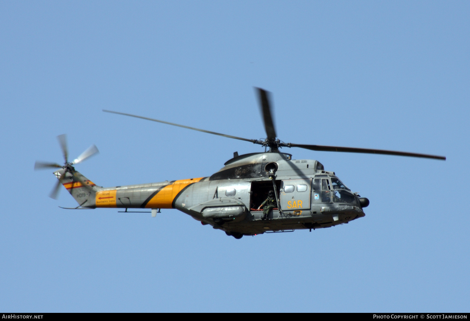 Aircraft Photo of HD.19-7 | Aerospatiale SA-330J Puma | Spain - Air Force | AirHistory.net #217102