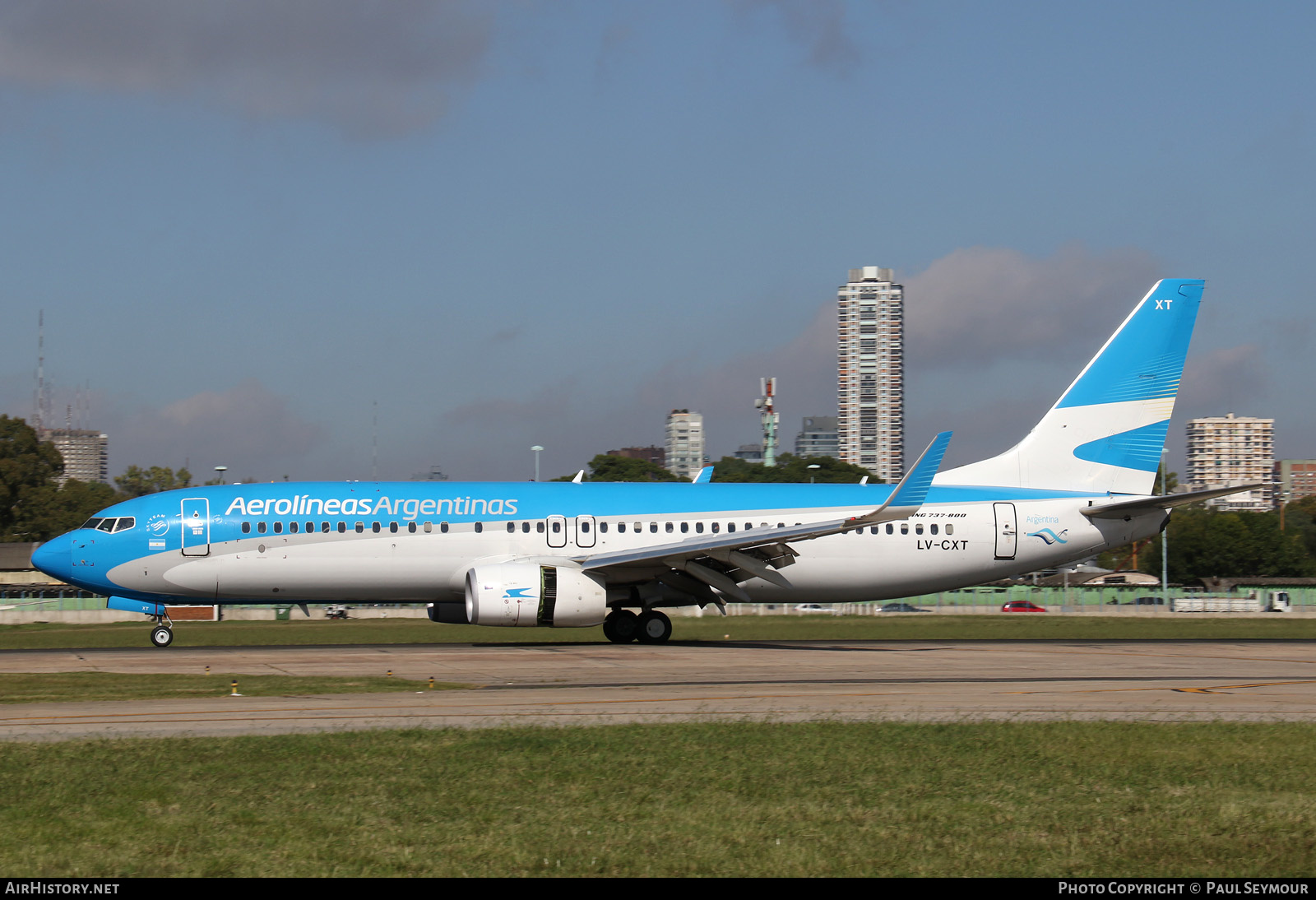 Aircraft Photo of LV-CXT | Boeing 737-81D | Aerolíneas Argentinas | AirHistory.net #217122
