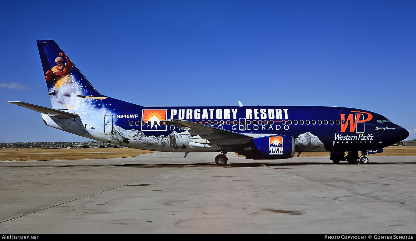 Aircraft Photo of N946WP | Boeing 737-317 | Western Pacific Airlines | AirHistory.net #217140