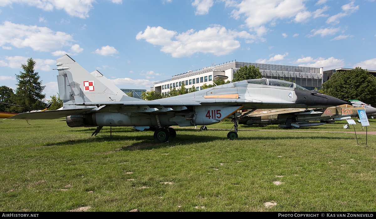 Aircraft Photo of 4115 | Mikoyan-Gurevich MiG-29GT (9-51) | Poland - Air Force | AirHistory.net #217157