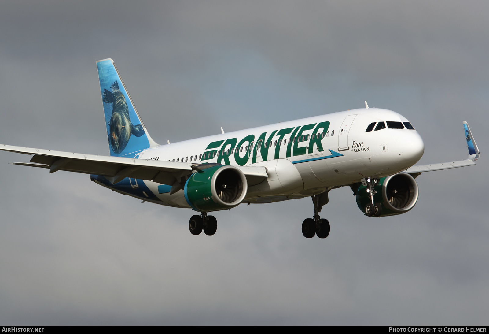 Aircraft Photo of N341FR | Airbus A320-251N | Frontier Airlines | AirHistory.net #217172