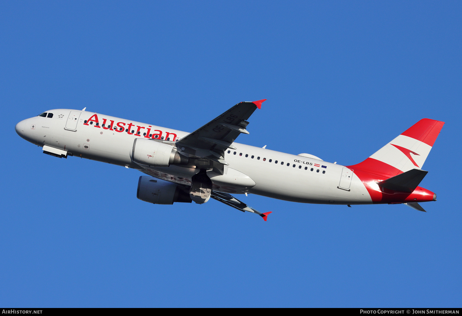 Aircraft Photo of OE-LBS | Airbus A320-214 | Austrian Airlines | AirHistory.net #217200