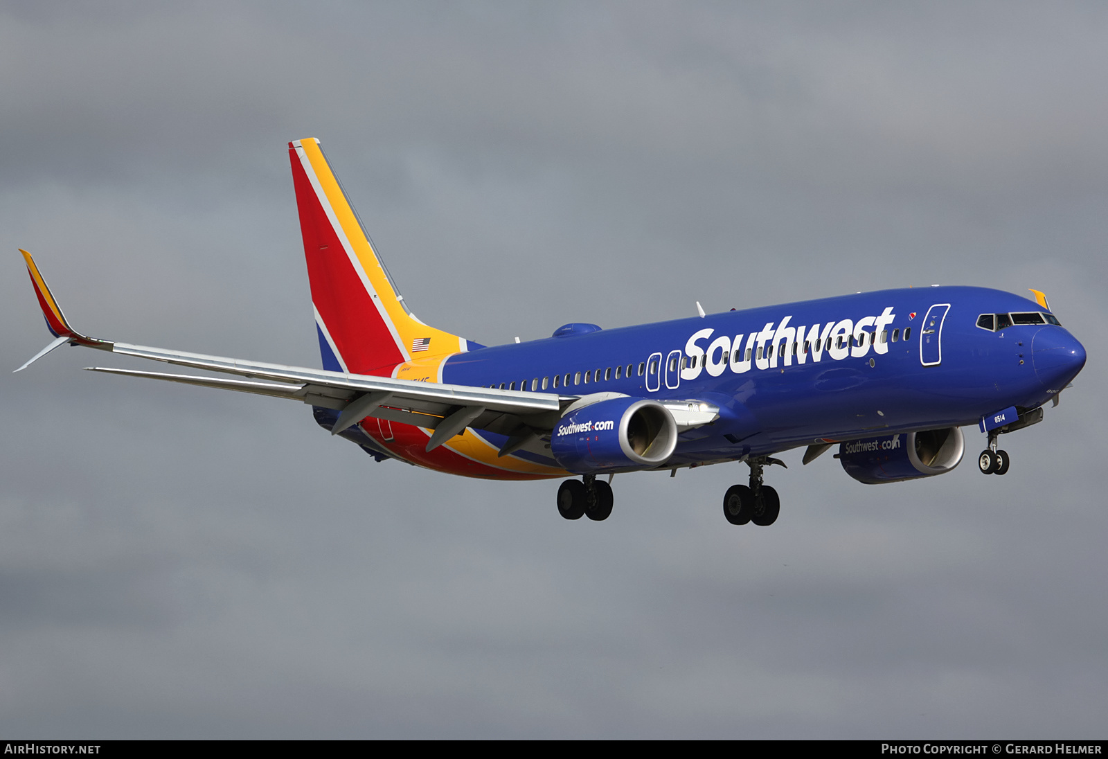 Aircraft Photo of N8514F | Boeing 737-800 | Southwest Airlines | AirHistory.net #217231