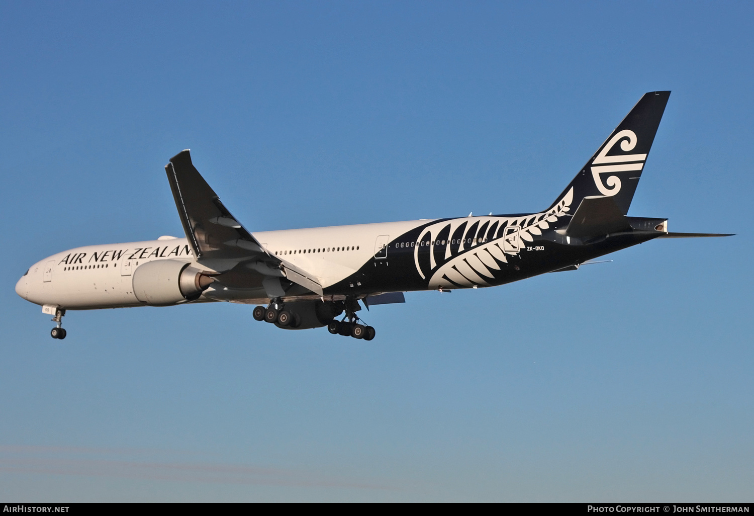 Aircraft Photo of ZK-OKO | Boeing 777-319/ER | Air New Zealand | AirHistory.net #217263