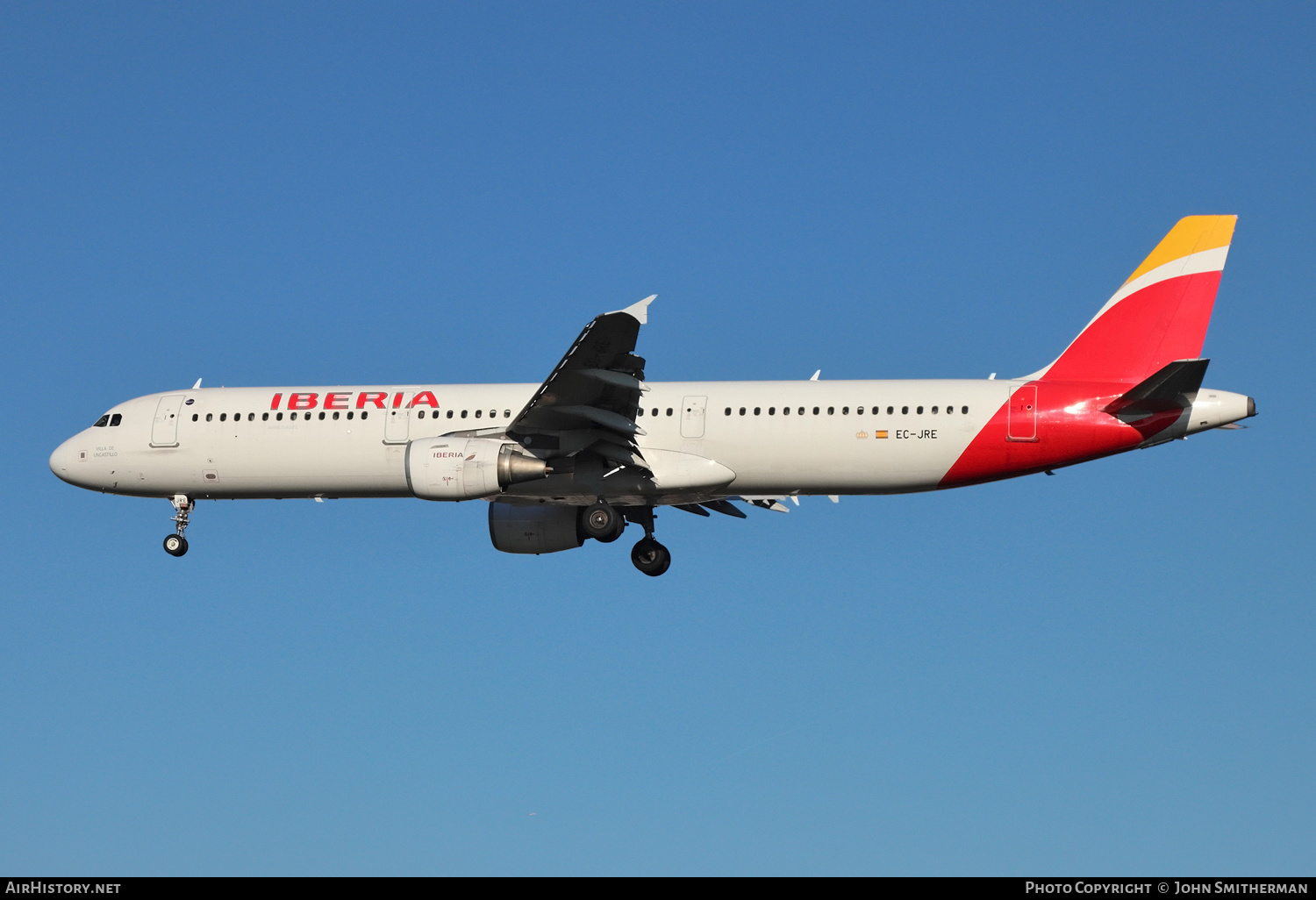 Aircraft Photo of EC-JRE | Airbus A321-212 | Iberia | AirHistory.net #217265