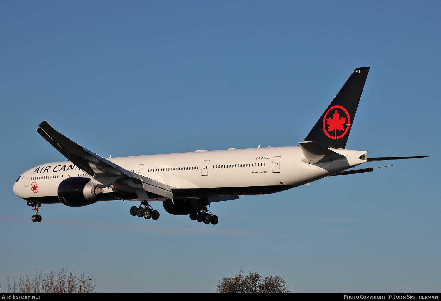 Aircraft Photo of C-FJZS | Boeing 777-333/ER | Air Canada | AirHistory.net #217268