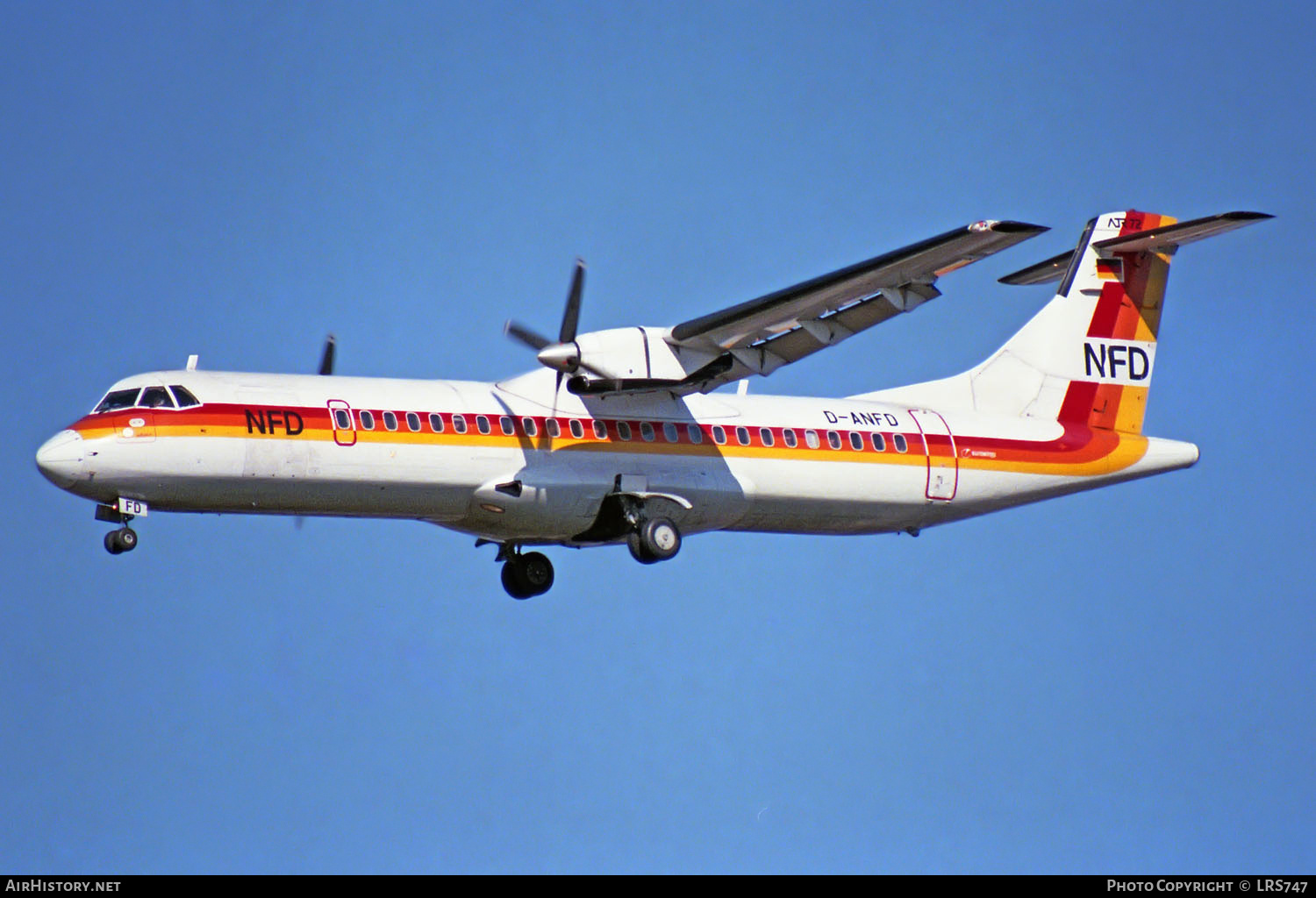 Aircraft Photo of D-ANFD | ATR ATR-72-202 | NFD - Nürnberger Flugdienst | AirHistory.net #217306